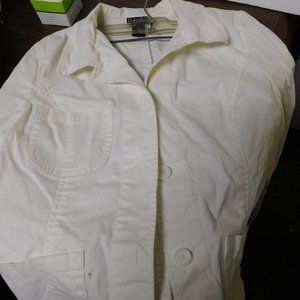 rafaella  size 12 white jacket